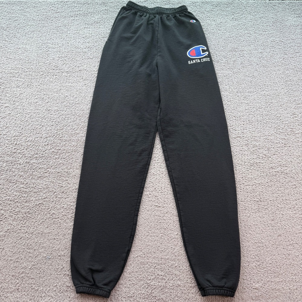 Champion Santa Cruz Skateboards Black Fleece Jogger Sweatpants Mens Size M